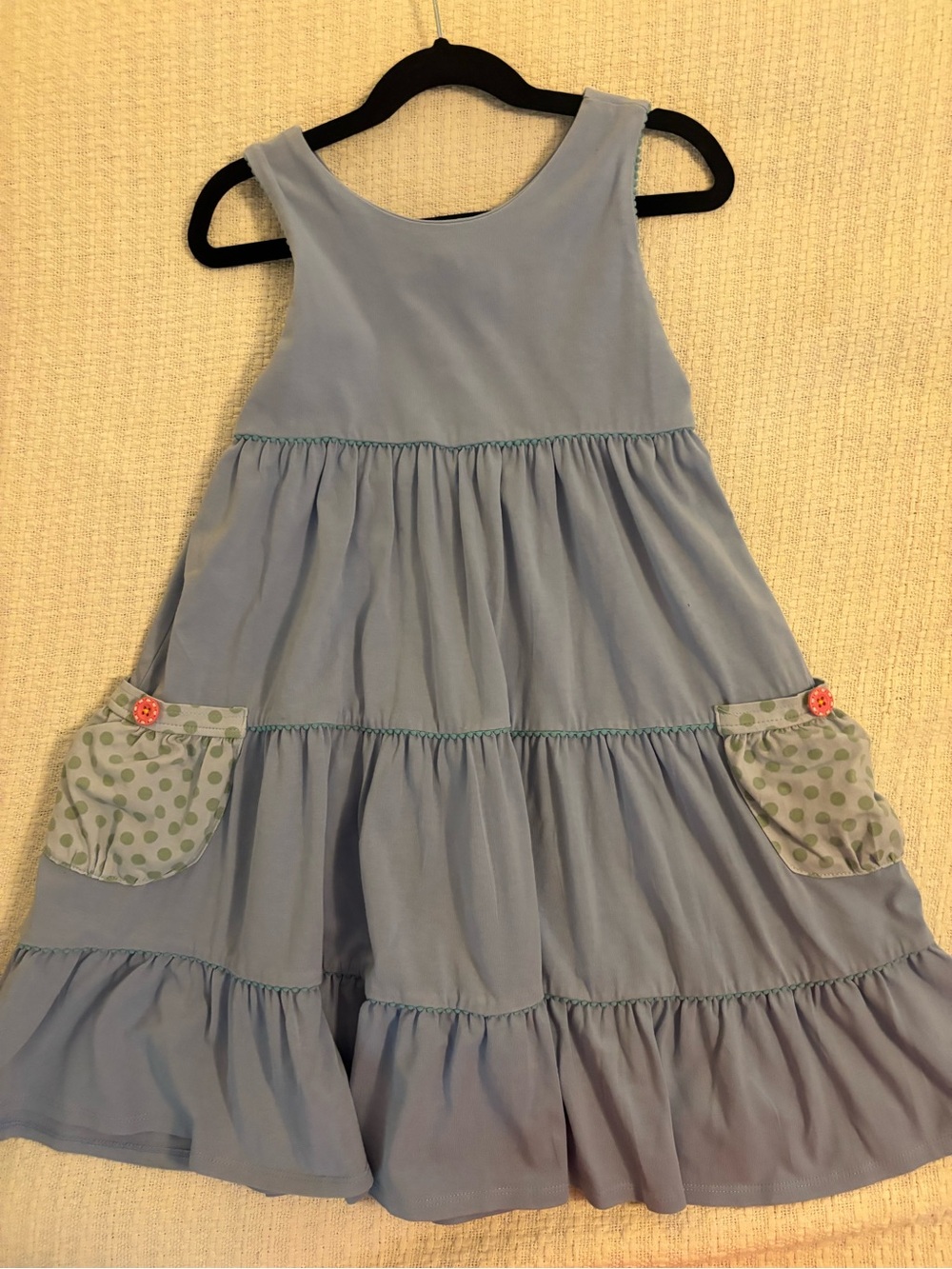 Matilda Jane Girls Happy & Free Mission Bay Tiered Twirl Dress size 8